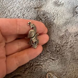 RETIRED James Avery Peacock ring